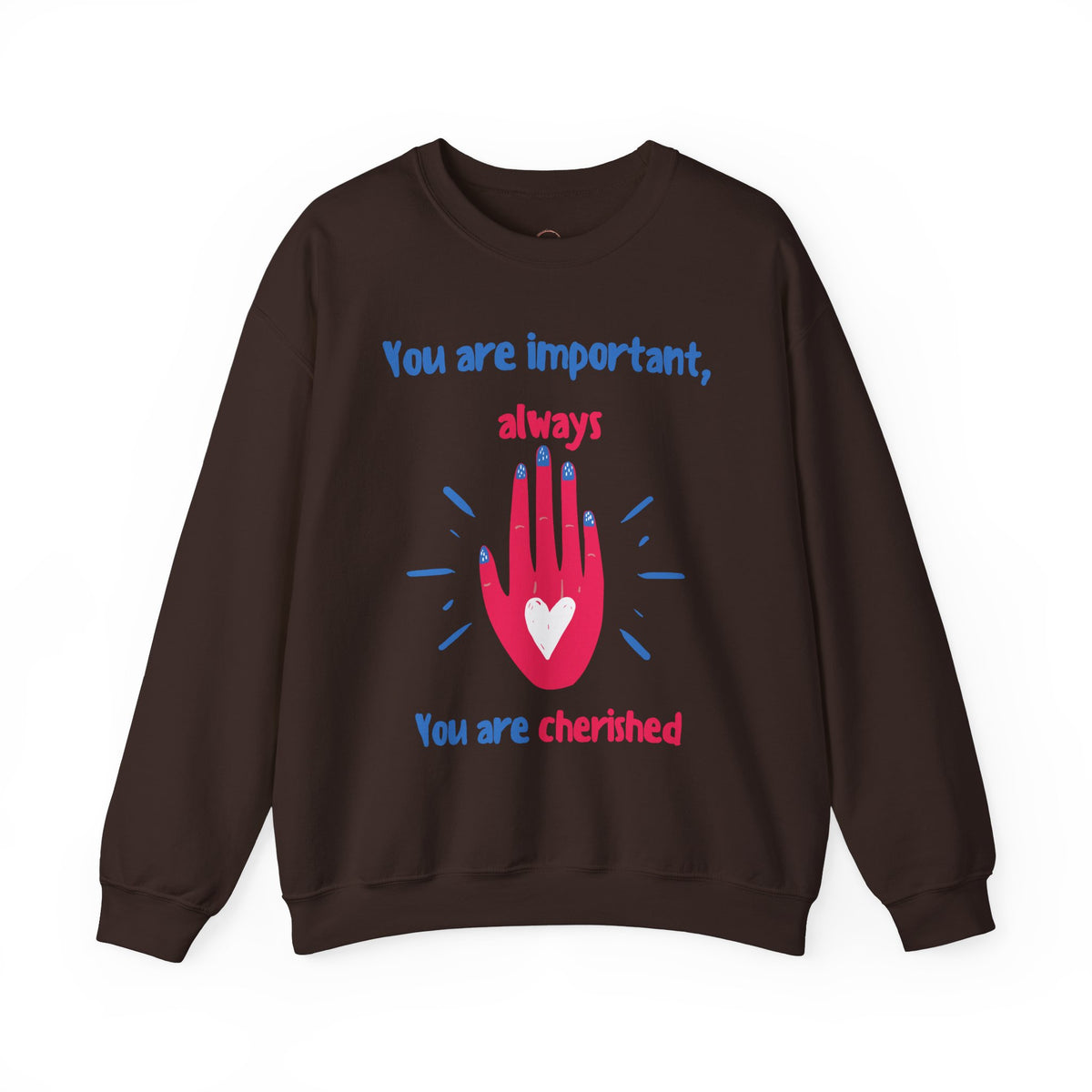 Empowering Crewneck Jumper, Inspirational Women's