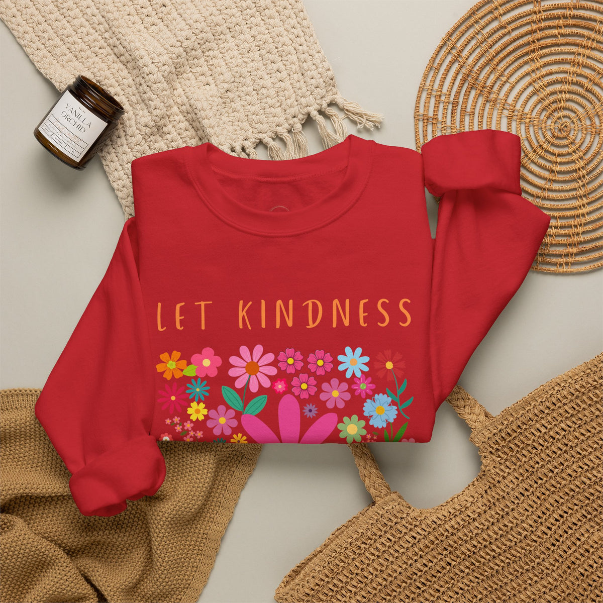 Let Kindness Bloom Crewneck Sweatshirt