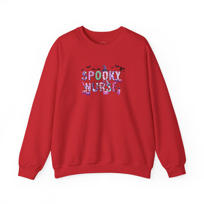 Spooky Nurse Sweatshirt – Cute Halloween Nurse Crewneck