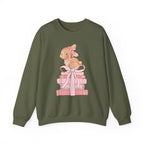 Cat on Books Unisex Sweatshirt, Reading Lover Gift