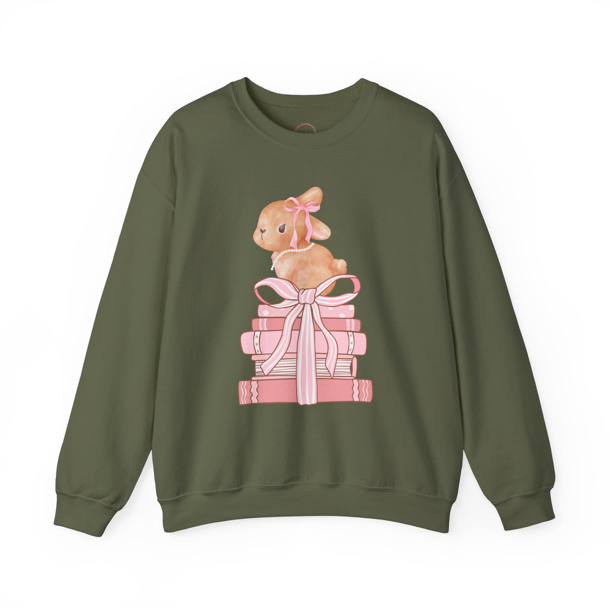 Cat on Books Unisex Sweatshirt, Reading Lover Gift