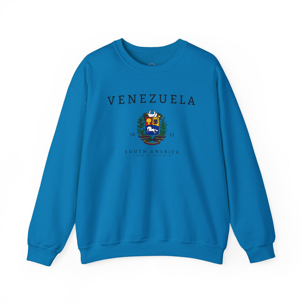 Venezuela Sweatshirt - South American Gift, Unisex Crewneck Jumper, Venezuela