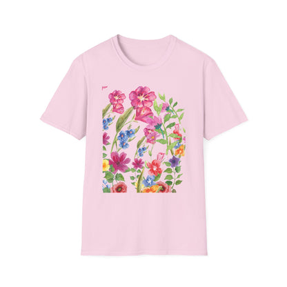 Botanical Bliss T-Shirt - Floral Print Tee
