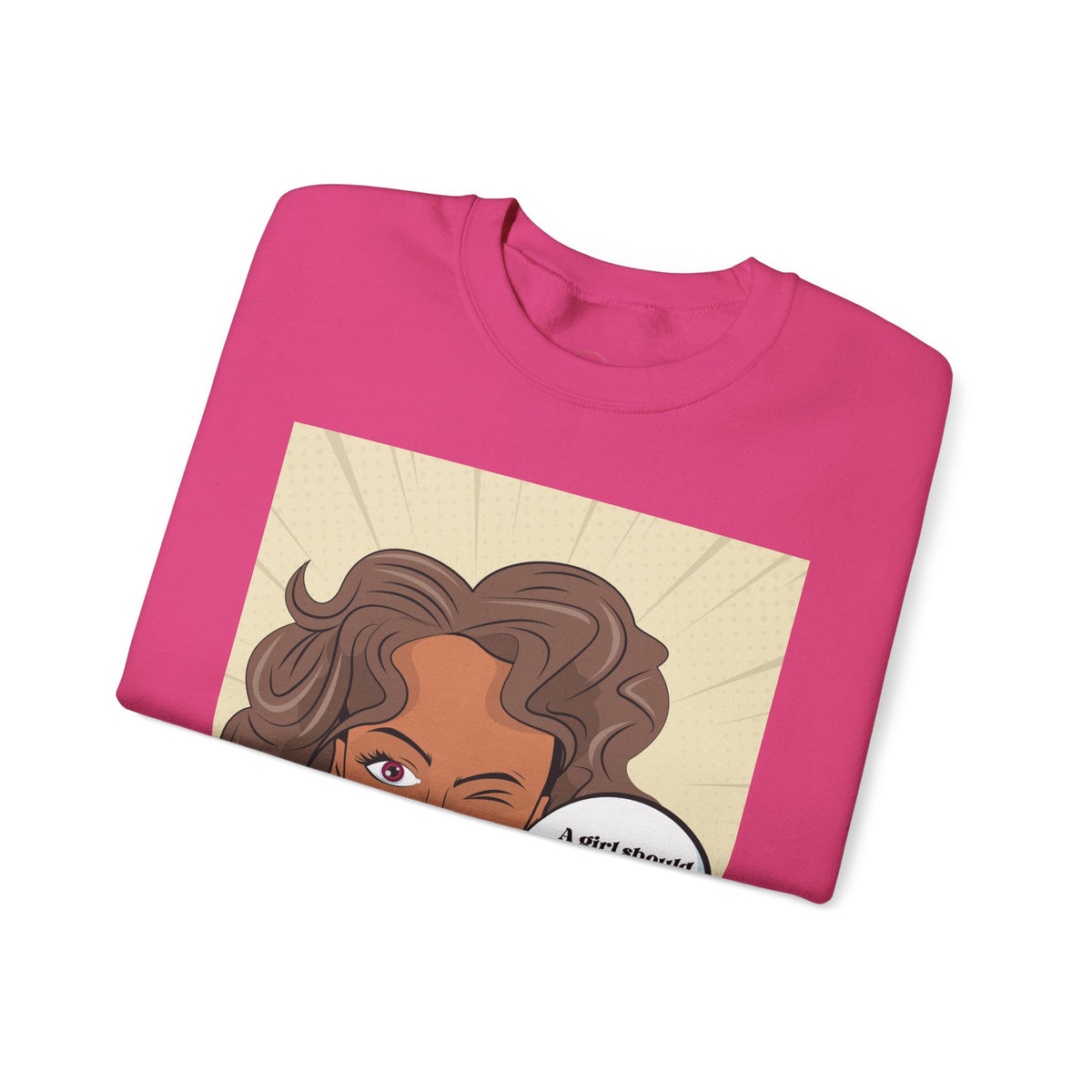 Girl Power Unisex Sweatshirt, Empowering Crewneck Jumper, Inspirational Women's