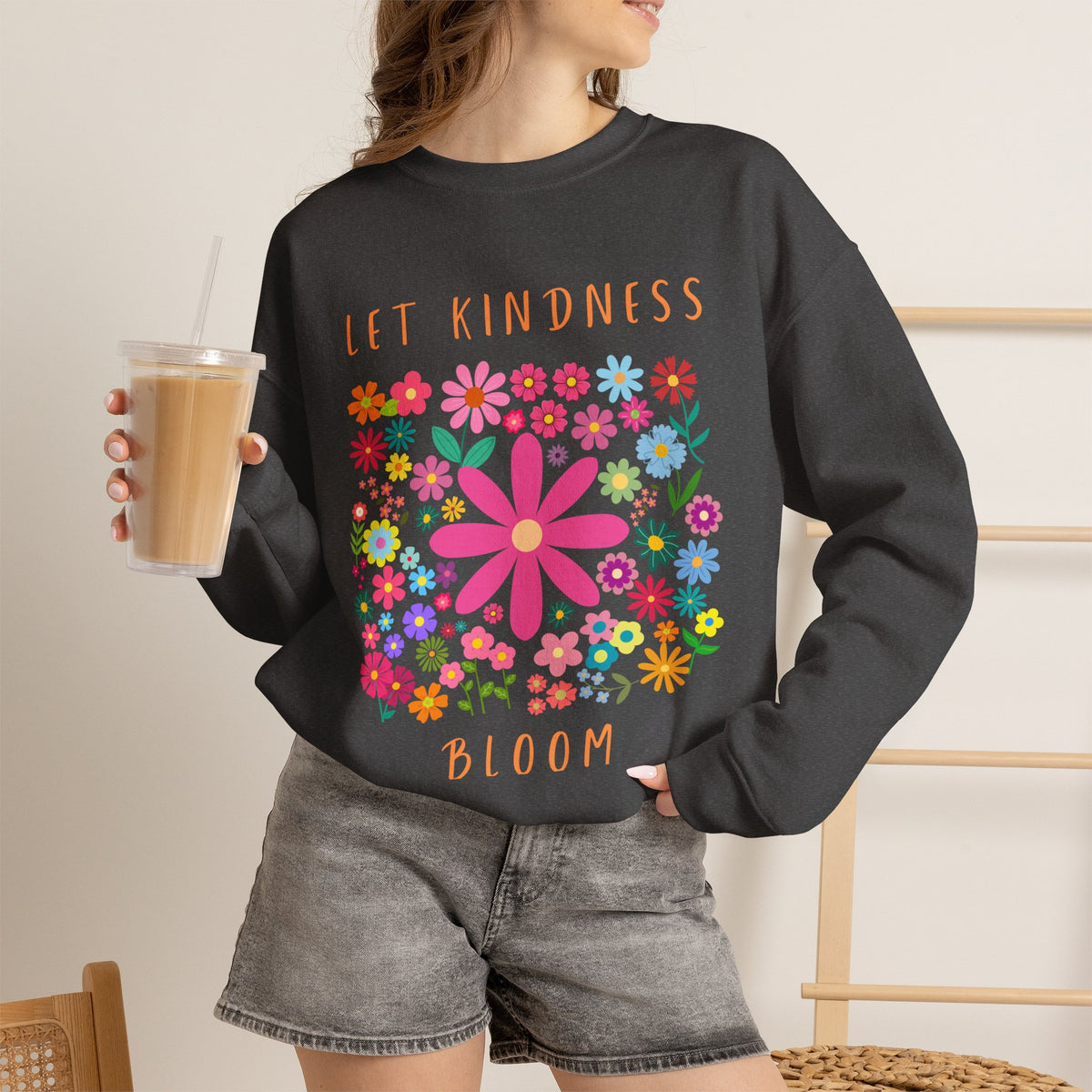 Let Kindness Bloom Crewneck Sweatshirt