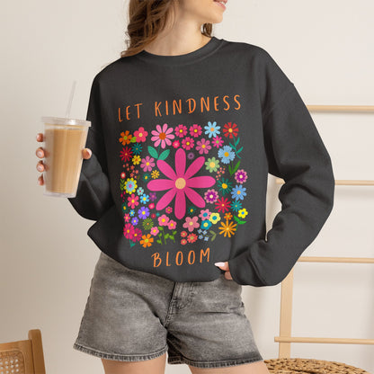 Let Kindness Bloom Crewneck Sweatshirt