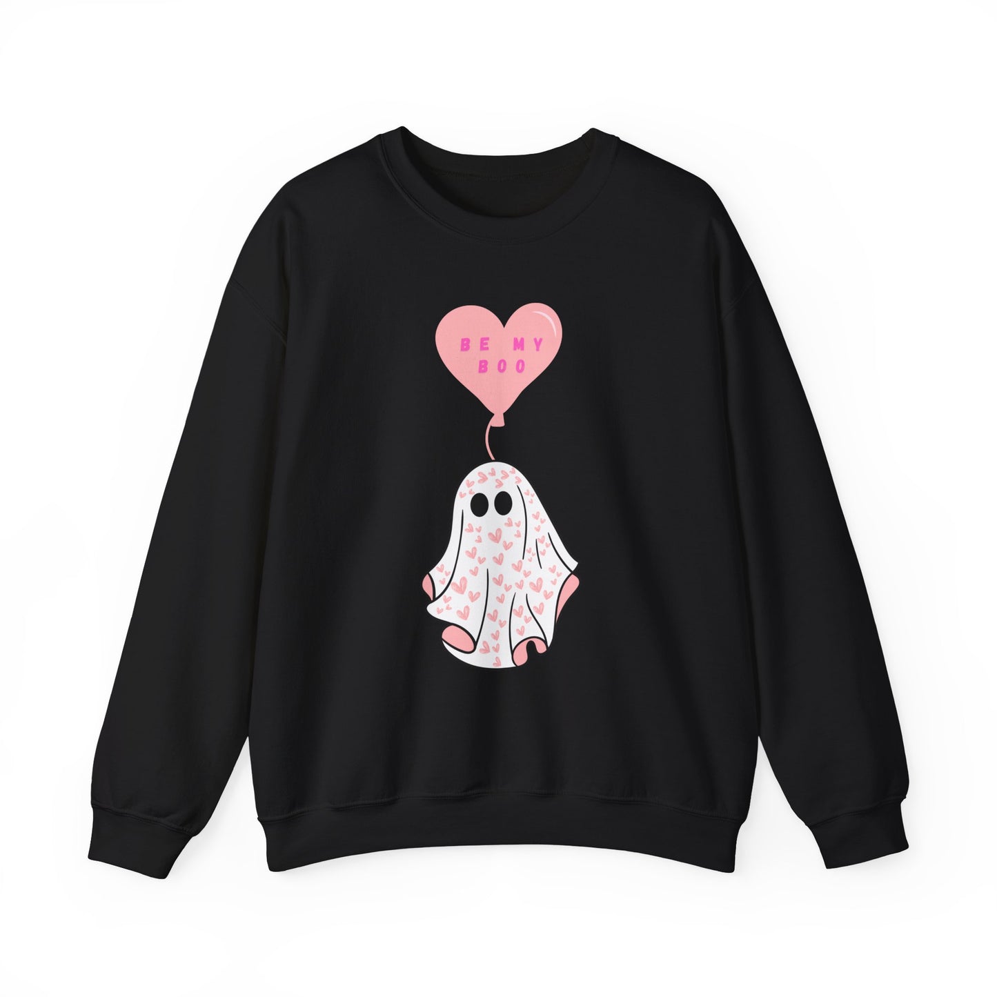 Ghost Sweater, Be My Boo Unisex Crewneck Sweatshirt for Valentines Day