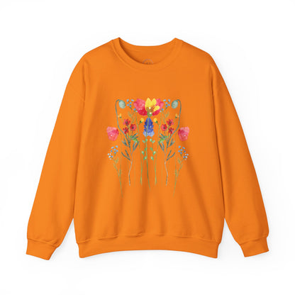 Wild Flowers Unisex Crewneck Sweatshirt