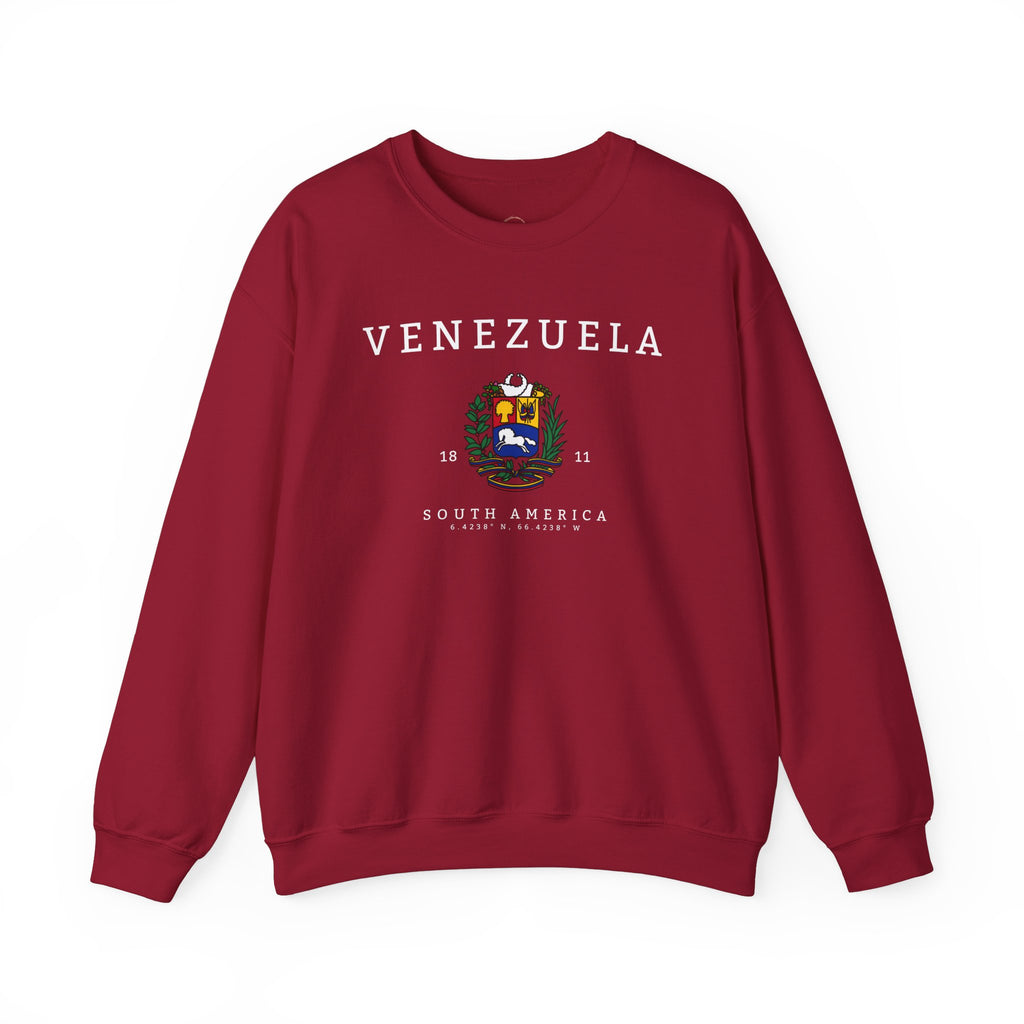 Venezuela Sweatshirt - South American Gift, Unisex Crewneck Jumper, Venezuela