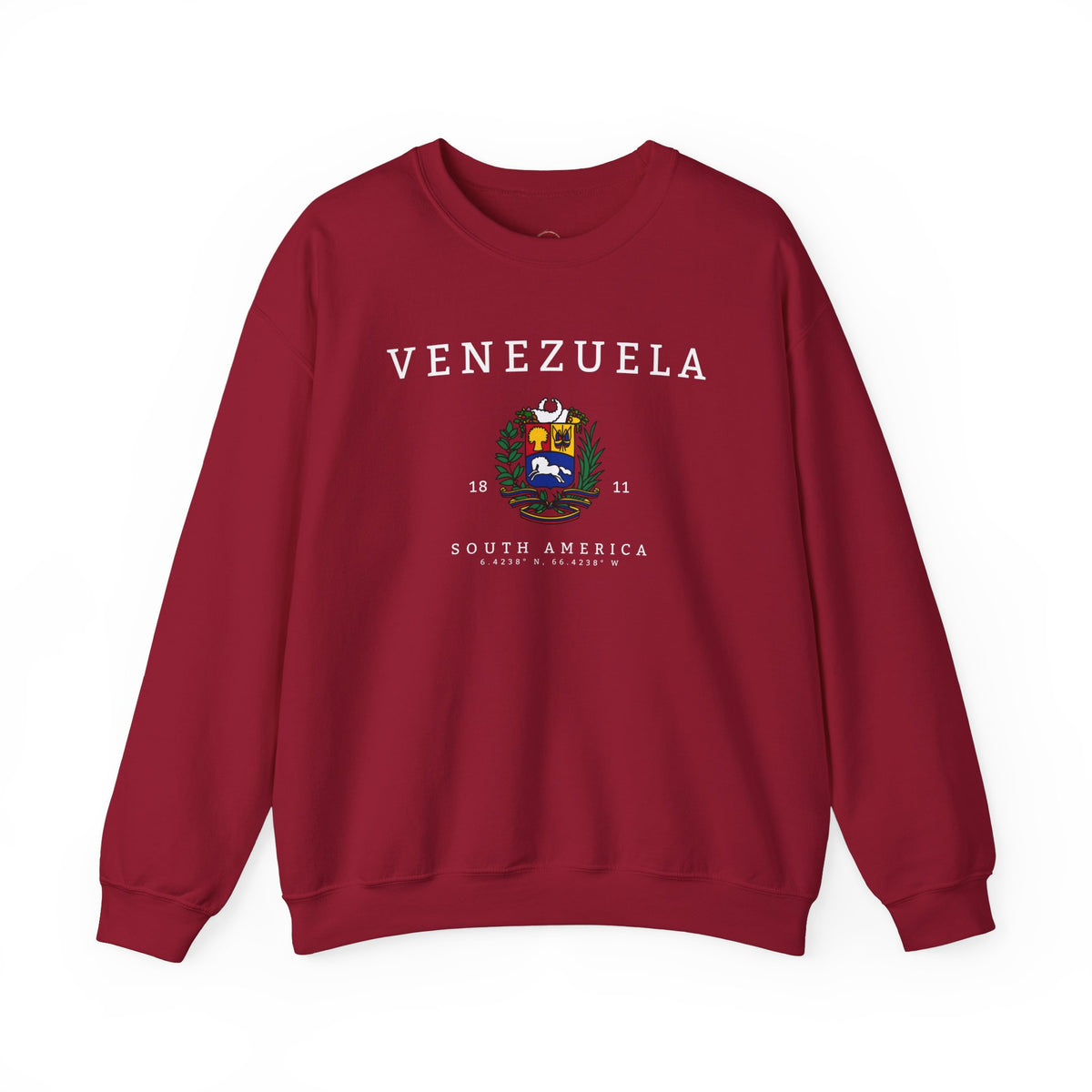 Venezuela Sweatshirt - South American Gift, Unisex Crewneck Jumper, Venezuela