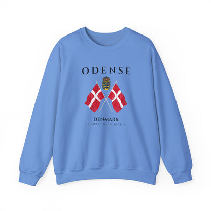 Odense Sweatshirt, Unisex Sweater, Scandinavian, Denmark, gift, Nordic Style, Odense Denmark,