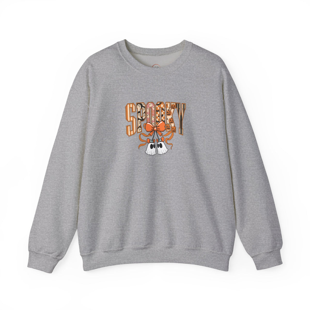 Spooky Ghost Pumpkin Crewneck Sweatshirt