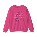 Scottish Style Unisex Sweatshirt Comfortable Outfit Keep Calm and Carry On Design - A1 Majestic