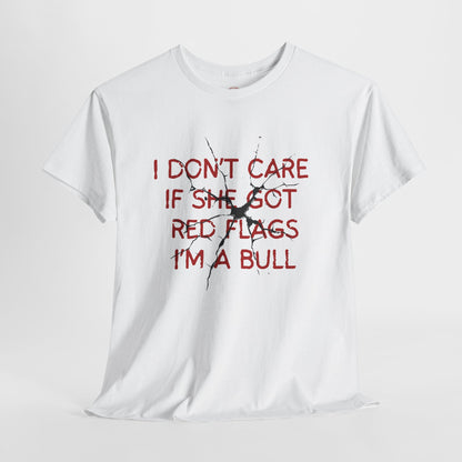 I don't care red flags t shirt men