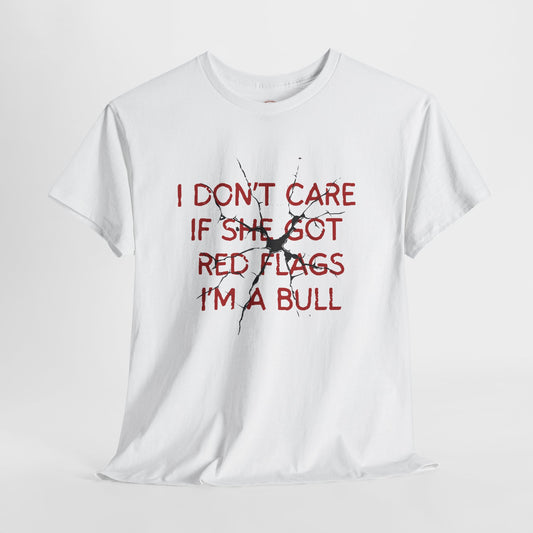 I don't care red flags t shirt men