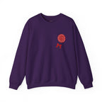 Valentine's Day Sweet Candy Sweatshirt, Pink Red Cute Unisex Crewneck Jumper,