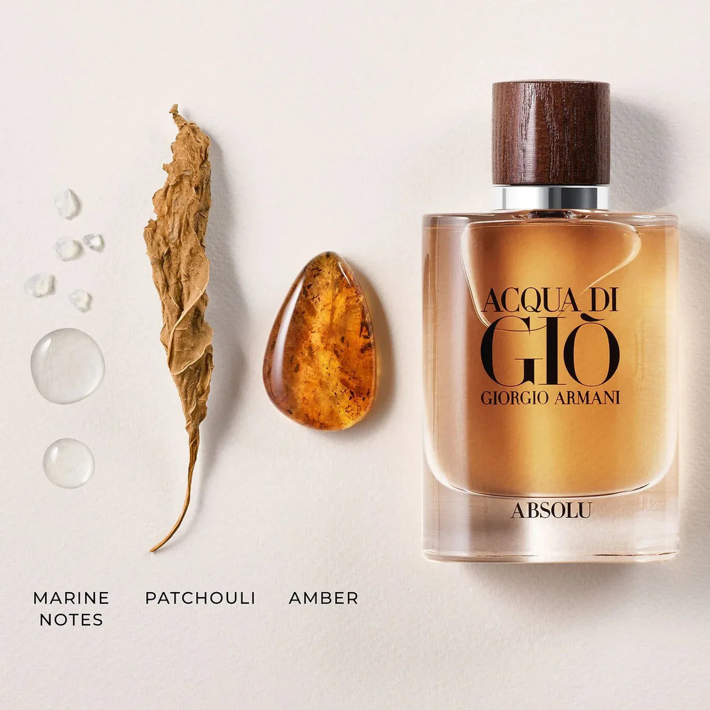 GIORGIO ARMANI ACQUA DI GIO ABSOLU EAU DE PARFUM SPRAY 125 ML/4.2 FL.OZ. NIB