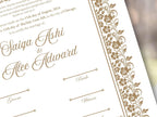 Nikkah Certificate Digital Download Personalised, A4, A3, Nikkah Template, Instat Download. NN281
