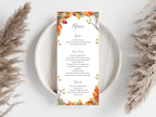 Wedding Menu Template | Editable Canva Place Card. WI210