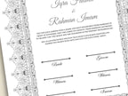 Nikkah Certificate, Nikkahnama, Nikahnama, Muslim Contract, Personalised, A4, A3, Template, Instat Download. NN271