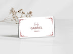 Wedding Menu Template, Thank You Card, Place Card. WI201