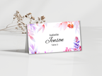 Wedding Menu Template, Thank You Card, Place Card. WI202