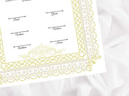 Nikkah Contract Template, Printable Nikkah Contract, Editable Nikkahnama, Muslim Wedding Certificate, Islamic Marriage Contract. NN108
