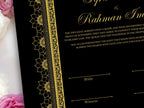 Luxury Nikkah Contract, Digital Printable Personalised Customised Nikkah Certificate, Custom Nikah Nama, Islamic Wedding Contract. NN227