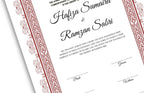 Nikkah Certificate Digital Download Personalised, A4, A3, Template, Instat Download. NN127