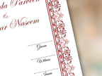A4/A3 Nikkah Contract, Digital Printable Personalised Customised Nikkah Certificate, Digital Download, Islamic Marriage Contract. NN241