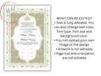 Nikkah Certificate Digital Download Personalized, Luxury Nikkah Contract, Islamic Wedding Contract, Personalized Muslim Wedding Gift. NN191