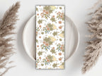Wedding Menu Card Template. WI194