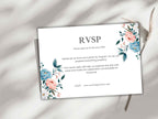 Wedding Invitation Bundle, RSVP, Thank You Card, Table Card, Menu Card, Reception Card, Details Card. WI238