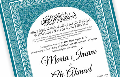 Digital Islamic Marriage Certification nn134