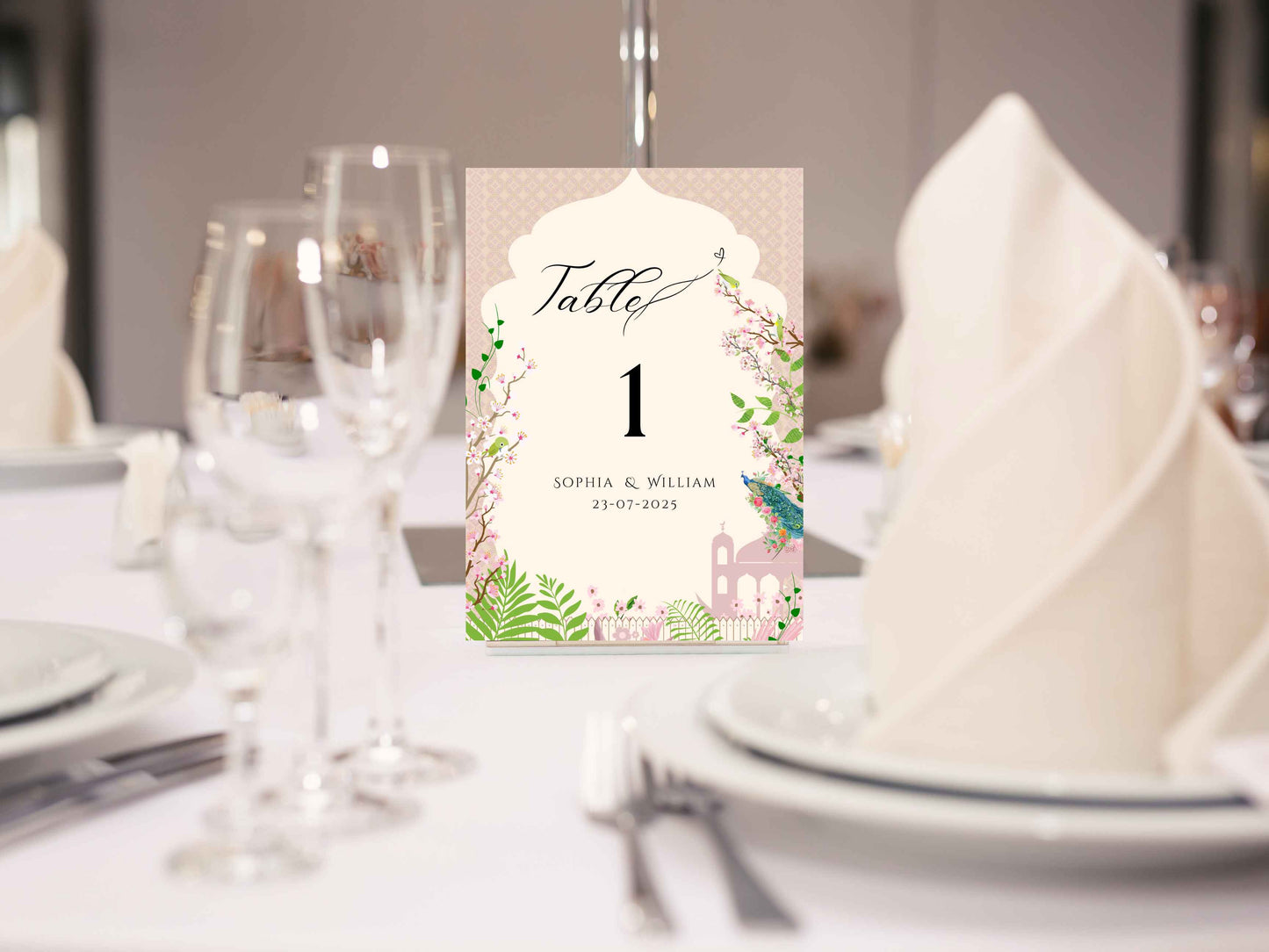 Wedding Table Number Template, Wedding Number, Printable Table Number, Editable Template, Wedding Decor, Modern Table Numbers. TS3