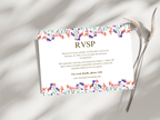Wedding Invitation Set, RSVP, Wedding Invitation, Details, Editable, Template, WI259