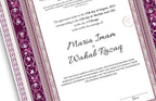 Nikkah Certificate Digital Download Personalized, Luxury Nikkah Contract, Islamic Wedding Contract, Personalized Muslim Wedding Gift. 174