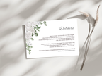 Wedding Invitation Bundle, RSVP, Thank You Card, Table Card, Menu Card, Reception Card, Details Card. WI244