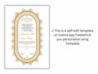 Premium Nikkah Contract | Custom Nikkah Nama | Islamic Wedding Contract | Personalized | Digital Printable Nikkah Certificate. NN203