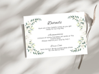 Wedding Invitation Set, RSVP, Wedding Invitation, Details, Editable, Template, WI247