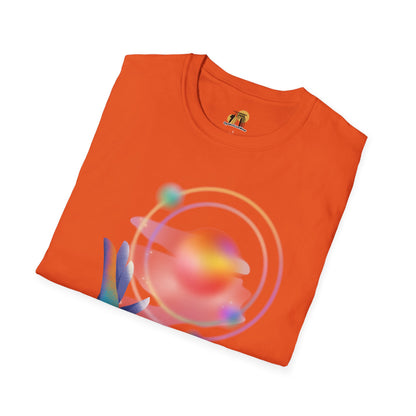 Gradient Hand-Illustration Unisex T-Shirt, Soft T-Shirt, Casual Wear, Trendy Top, Gift for Friends, Graphic Tee