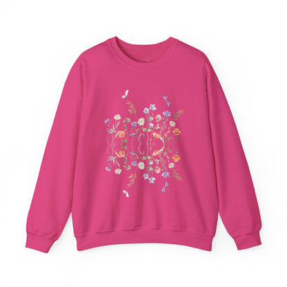 Wild Flowers Unisex Crewneck Sweatshirt