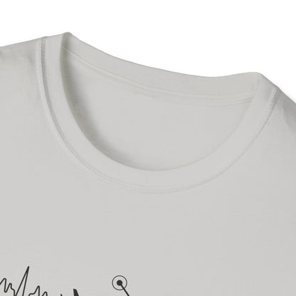 Heartbeats & Healing Unisex T-Shirt, Medical Nurse Doctor Gift