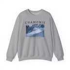 Chamonix Sweatshirt, Chamonix Sweater, Alpine Style Sweatshirt, Ski Sweatshirt Unisex