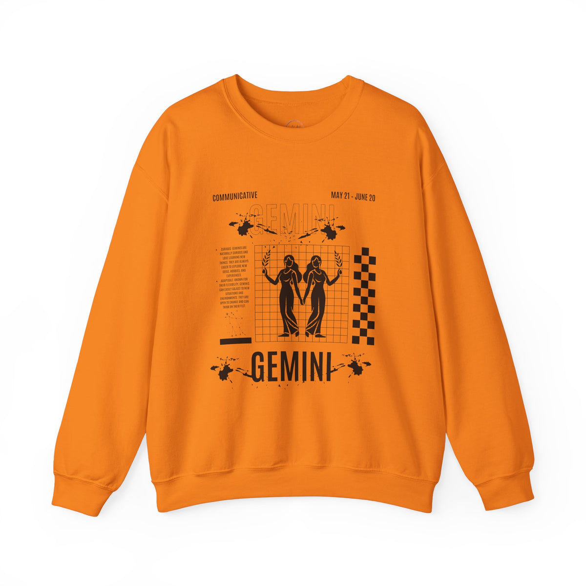 Gemini Zodiac Unisex Sweatshirt, Astrology Crewneck Jumper, Horoscope Pullover