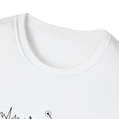 Heartbeats & Healing Unisex T-Shirt, Medical Nurse Doctor Gift