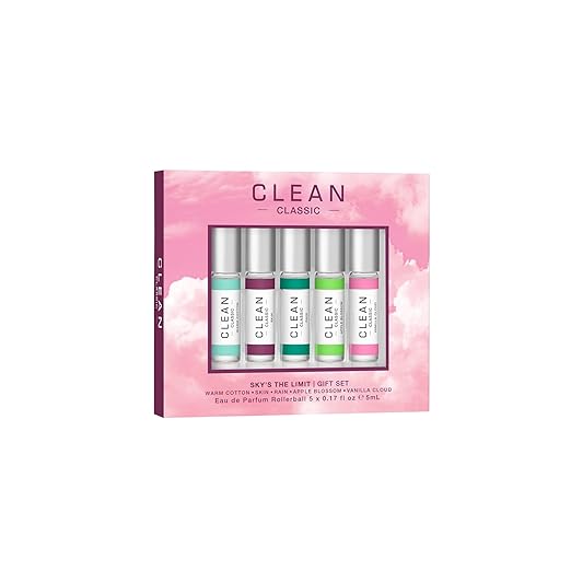 CLEAN CLASSIC Fragrance Discovery Gift Set, Travel Mini Size, Layerable Perfume for Everyday Wear, Long Lasting, Vegan, Phthalate-Free & Paraben-Free
