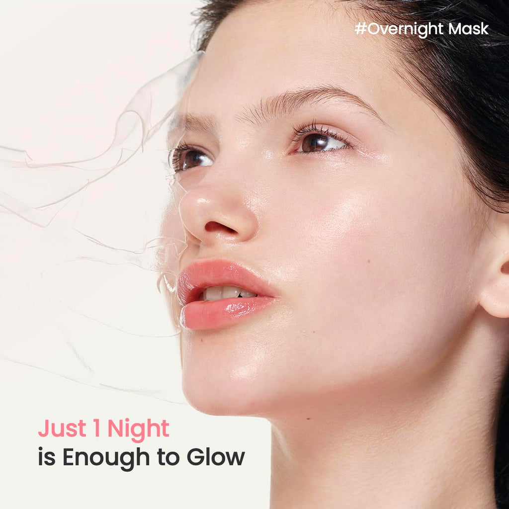 Collagen Real Deep Mask, Hydrating Overnight Hydrogel Mask, Pore Minimizing, Elasticity, Plumping Improvement, Korean Skincare, Stocking Stuffers for Teen Girls | 1.19oz(34g) x 4ea