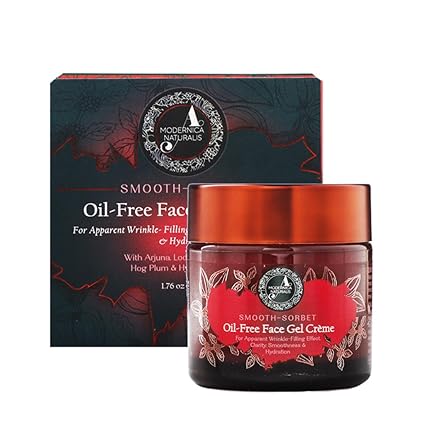 The Ayurveda Experience Smooth-Sorbet Oil-Free Face Gel Crème – Exfoliates, Plumps, Moisturizes & Mattifies – Lightweight, Non-Greasy Formula for a Matte Glow – 1.76 oz (50 g)