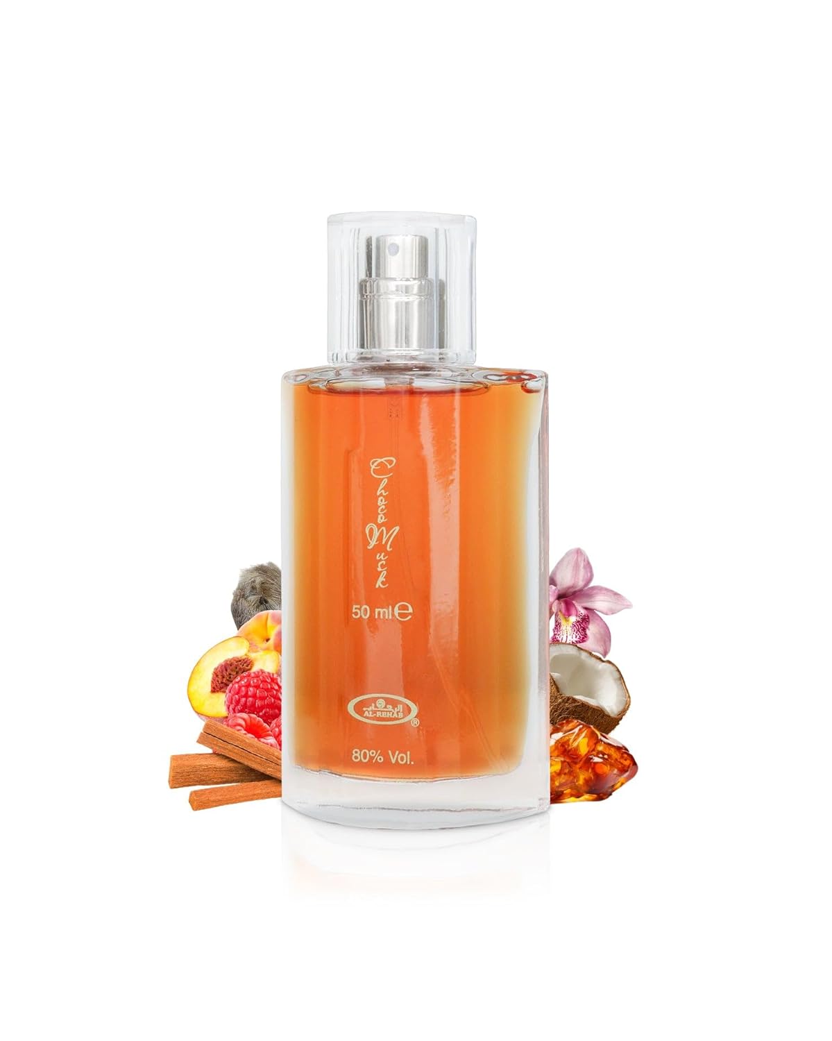 Al Rehab Choco Musk Eau De Parfum Spray for Women, 1.65 Ounce